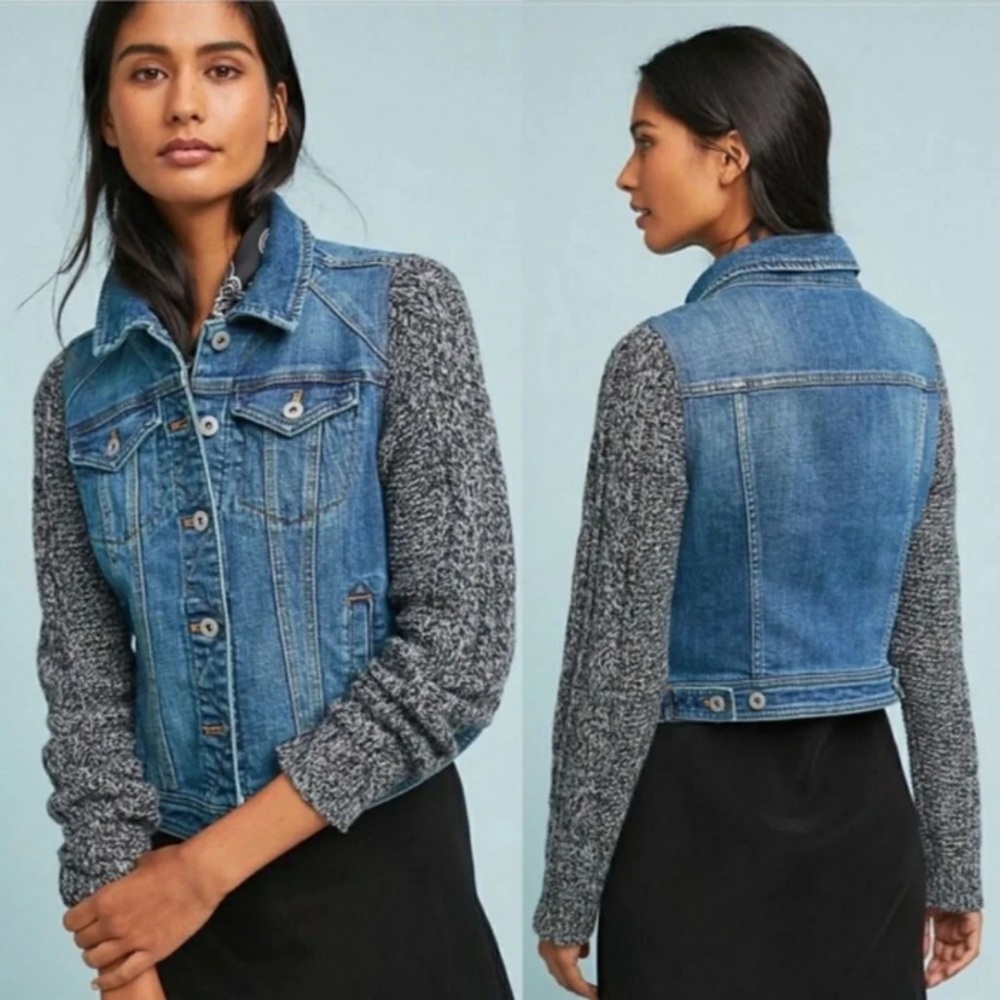 Pilcro Anthropologie sleeve jacket
